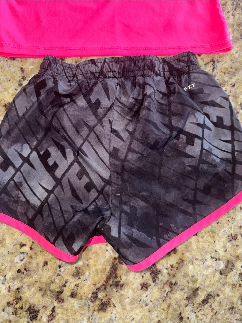 Nike Pink and Black Girls' Active Set - Picture 7 of 10